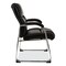 Alera Hildred Series 25 in. x 28.94 in. x 37.8 in. Guest Chair - Black Seat/Back/Chrome Base